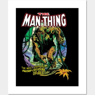 VINTAGE HORROR MAN-THING 1974 Posters and Art